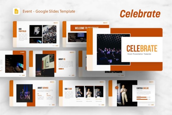Elevate Your Storytelling with the Celebrate Event Presentation Template