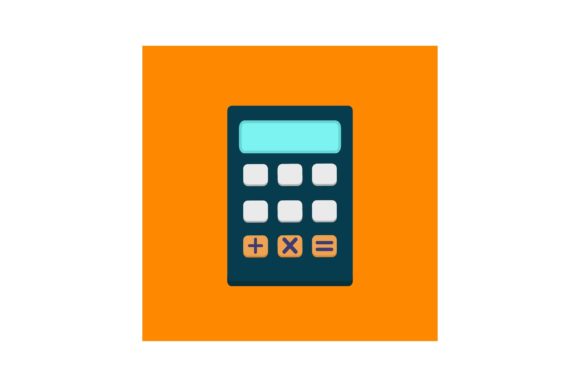 Flat Icon - Calculator: A Versatile Asset for Modern Digital Design