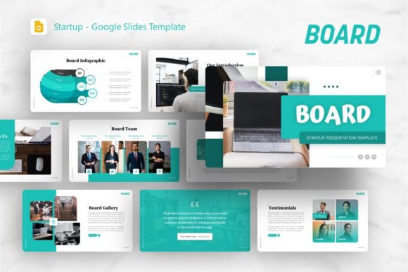 Google Slides Template - Board: Elevating Your Startup and Corporate Presentations