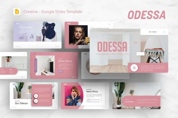 Google Slides Template - Odessa: Creative Versatility