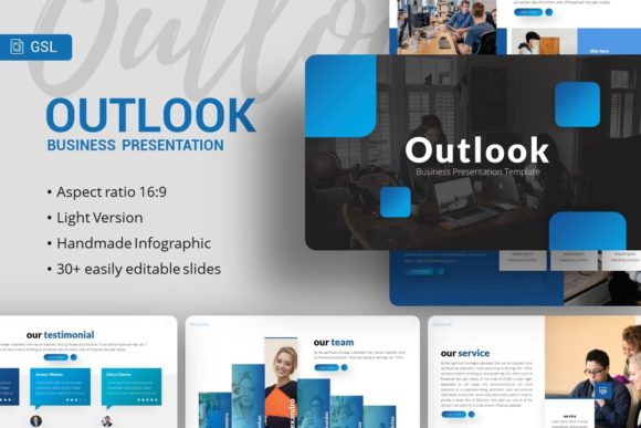 Google Slides Template - Outlook: A Versatile Design Tool
