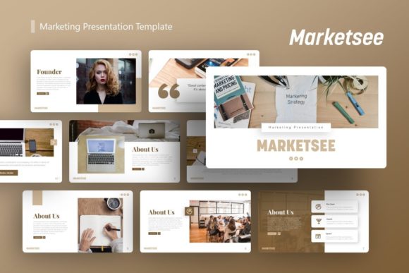 Presentation Template - Marketsee: Elevating Visual Communication for Modern Professionals