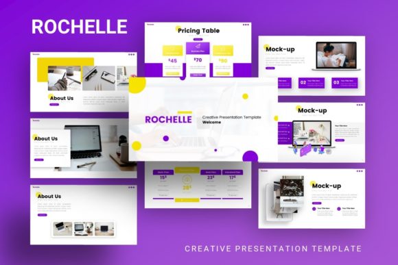 Presentation Template - Rochelle: Elevating Visual Storytelling for Modern Professionals