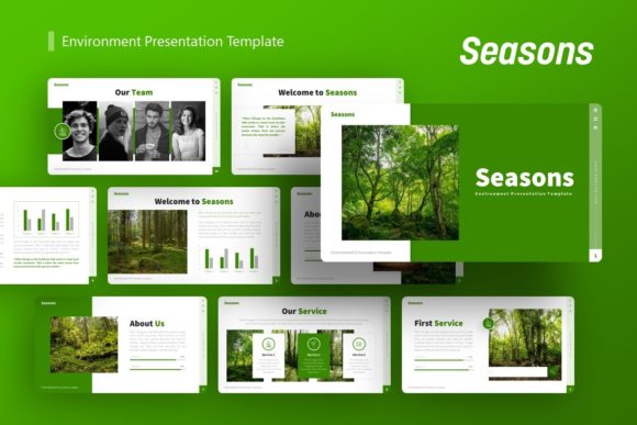 Presentation Template - Seasons: A Versatile Design Asset for Modern Storytelling