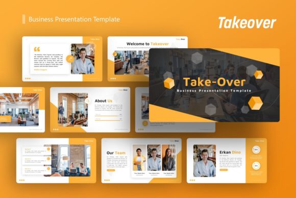 Presentation Template - Takeover: A Comprehensive Guide to Modern Business Decks