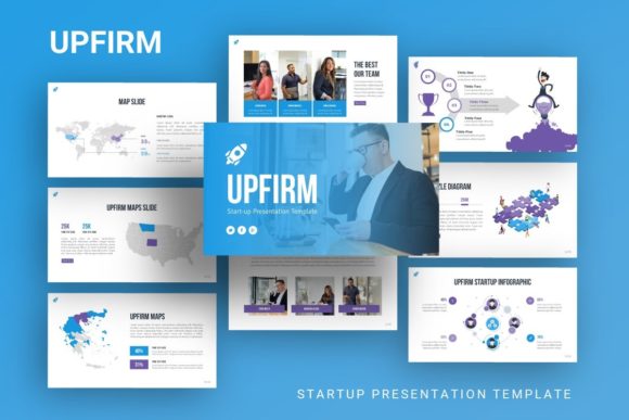 Upfirm: A Versatile Presentation Template for Startups